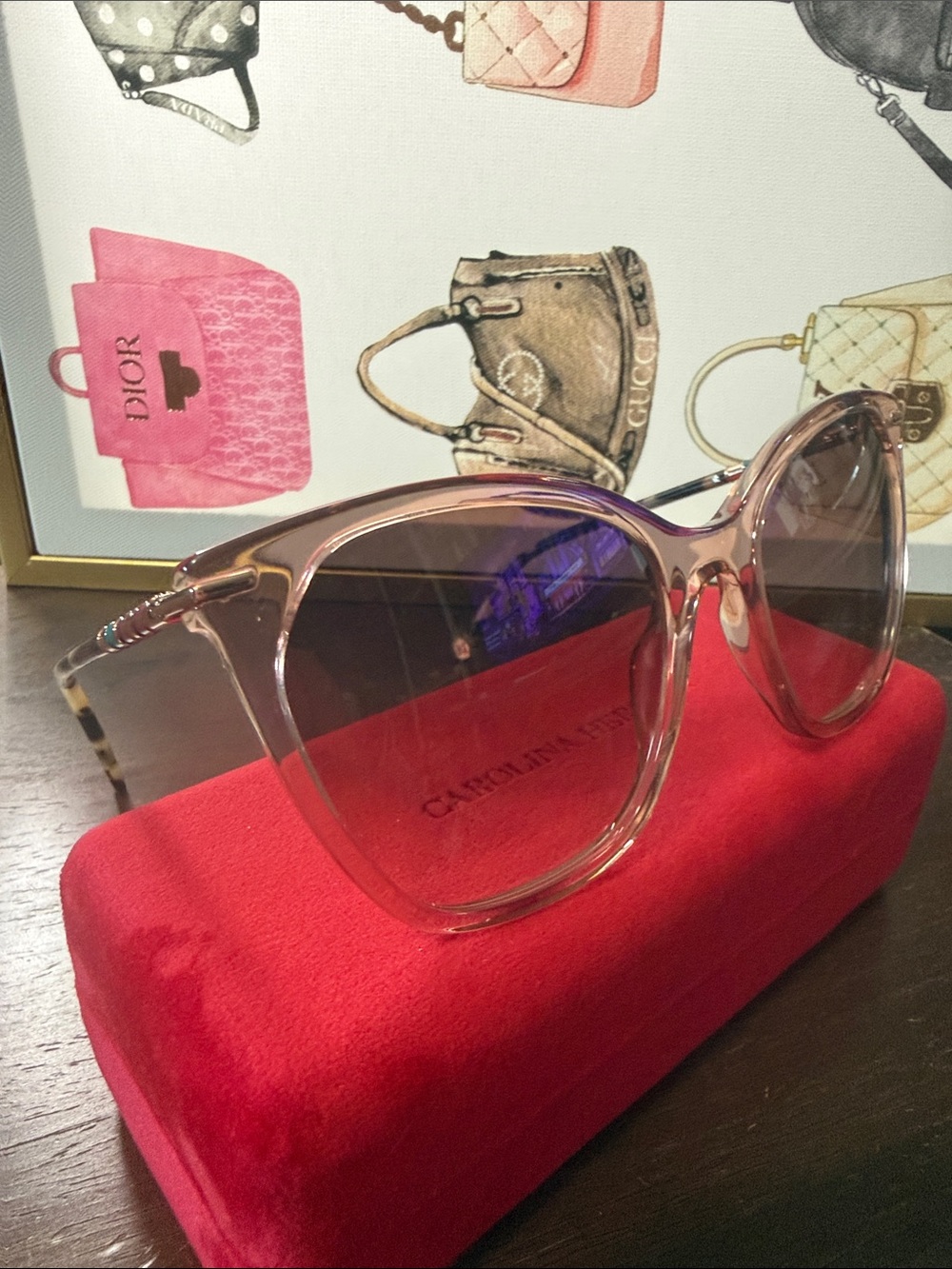 S - Carolina Herrera HER0091SL93 NWOT - Picture 7 of 9